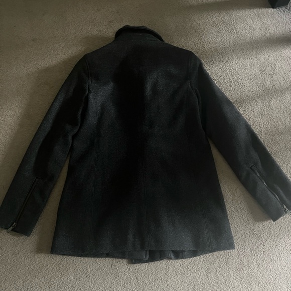 Charcoal grey Banana Republic fall coat - Picture 3 of 3